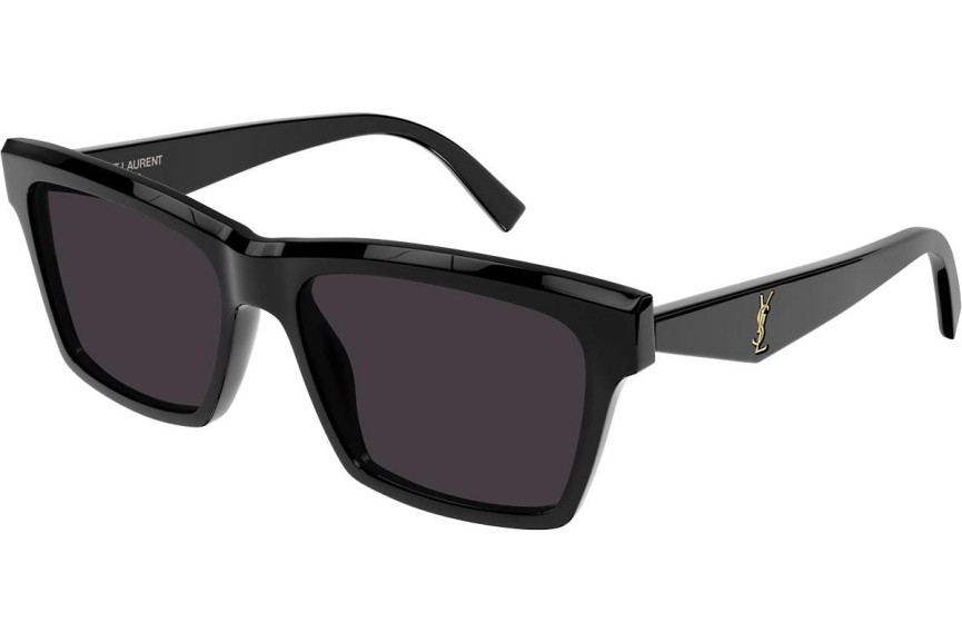 Okulary przeciwsłoneczne Saint Laurent SLM104 004 Polarized Kwadratowe Czarne