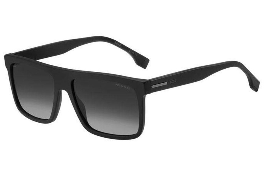 Okulary przeciwsłoneczne BOSS BOSS1440/S 003/WJ Polarized Kwadratowe Czarne