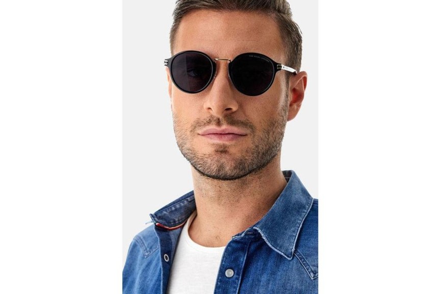 Okulary przeciwsłoneczne Marc Jacobs MARC533/S 2M2/IR Okrągłe Czarne