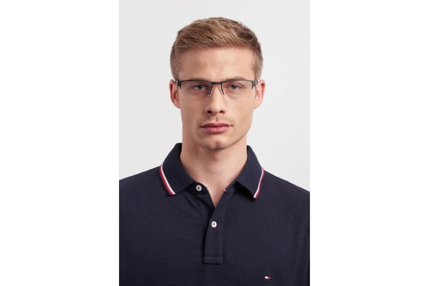 Okulary korekcyjne Tommy Hilfiger TH1905 003 Prostokątne Czarne