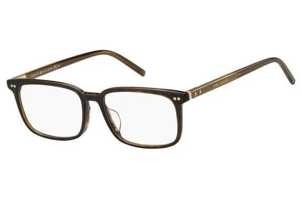 Okulary korekcyjne Tommy Hilfiger TH1852/F 086 Prostokątne Havana