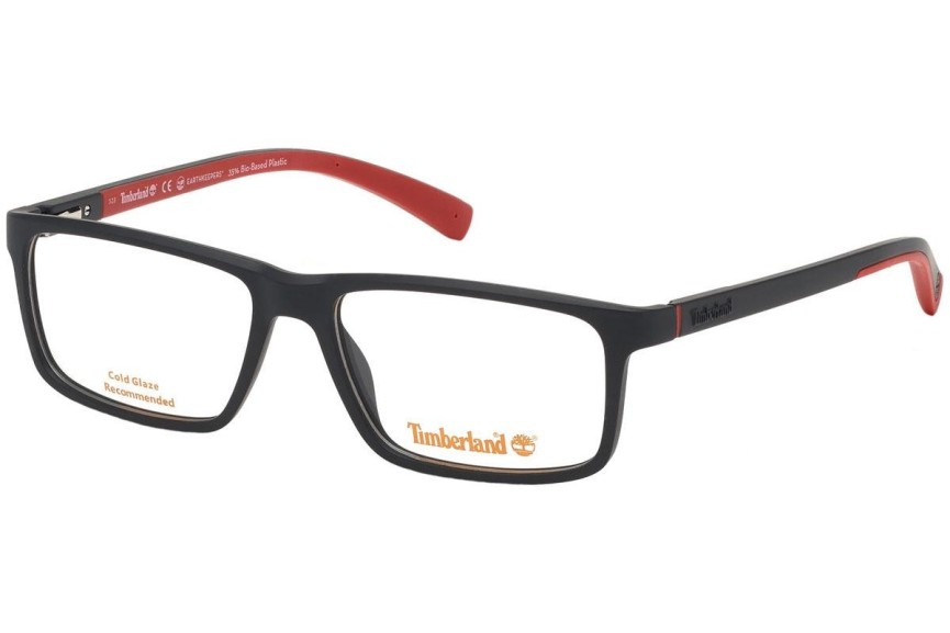 Okulary korekcyjne Timberland TB1636 002 Prostokątne Czarne