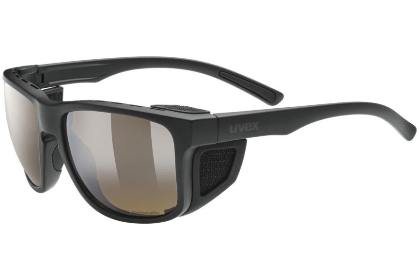 Okulary przeciwsłoneczne uvex sportstyle 312 VPX 2261 Polarized Kwadratowe Czarne