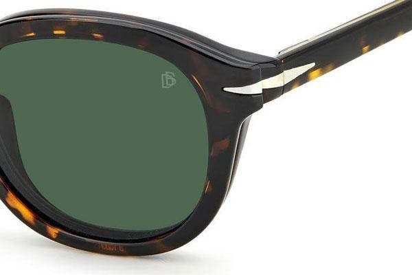 Okulary korekcyjne David Beckham DB1080/CS 086/UC Okrągłe Havana