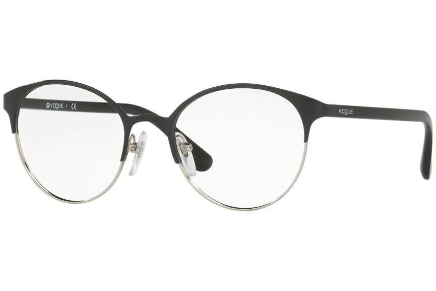 Okulary korekcyjne Vogue Eyewear Light and Shine Collection VO4011 352 Okrągłe Czarne