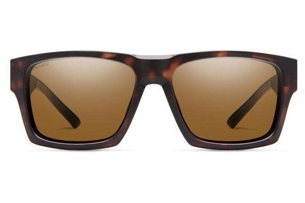 Okulary przeciwsłoneczne Smith OUTLIERXL2 N9P/L5 Polarized Prostokątne Havana