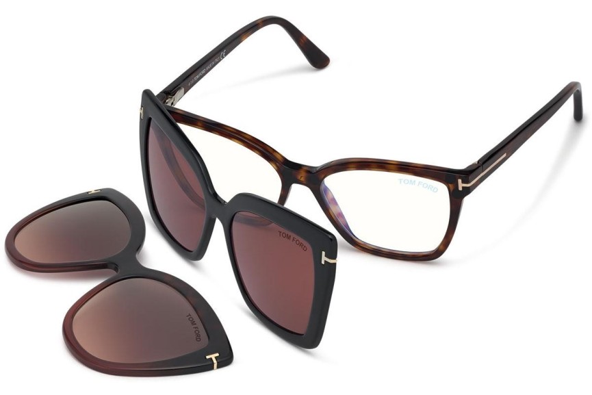 Okulary korekcyjne Tom Ford FT5641-B 054 Kwadratowe Havana