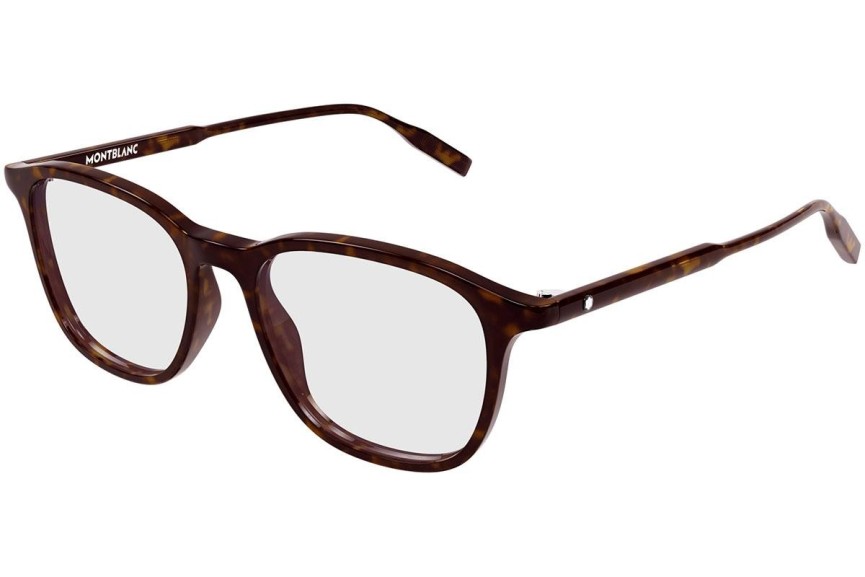 Okulary korekcyjne Mont Blanc MB0085O 010 Kwadratowe Havana