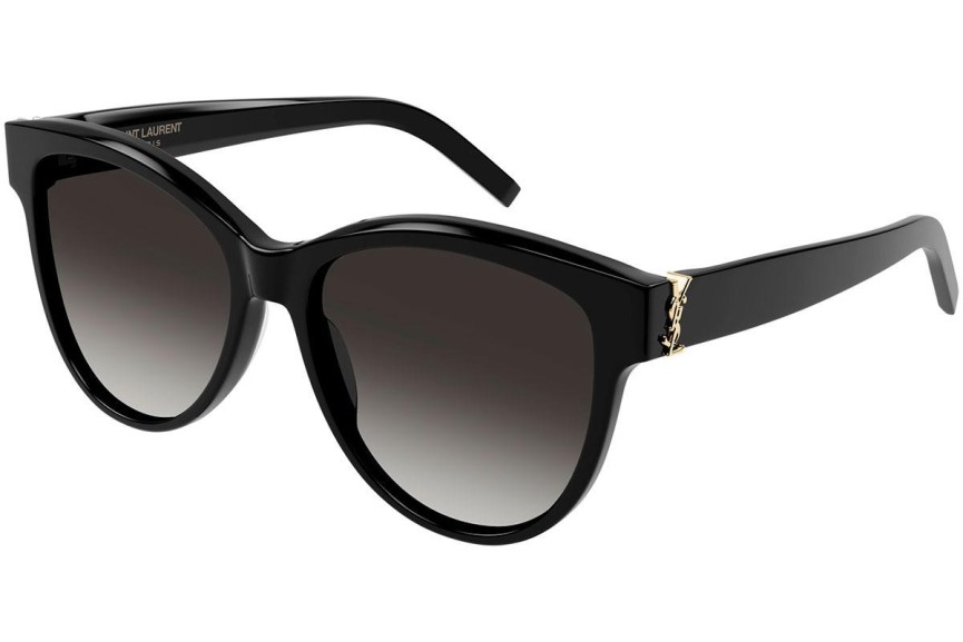 Okulary przeciwsłoneczne Saint Laurent SLM107 002 Kocie oczy Czarne