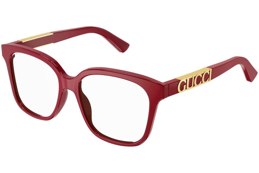 Okulary korekcyjne Gucci GG1192O 006 Kwadratowe Czerwone