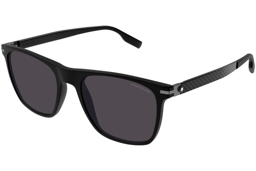 Okulary przeciwsłoneczne Mont Blanc MB0248S 001 Kwadratowe Czarne