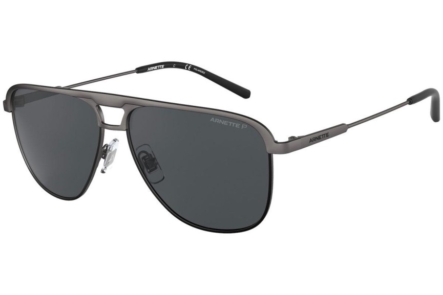 Okulary przeciwsłoneczne Arnette Holboxx AN3082 731/81 Polarized Pilotki (Aviator) Szare