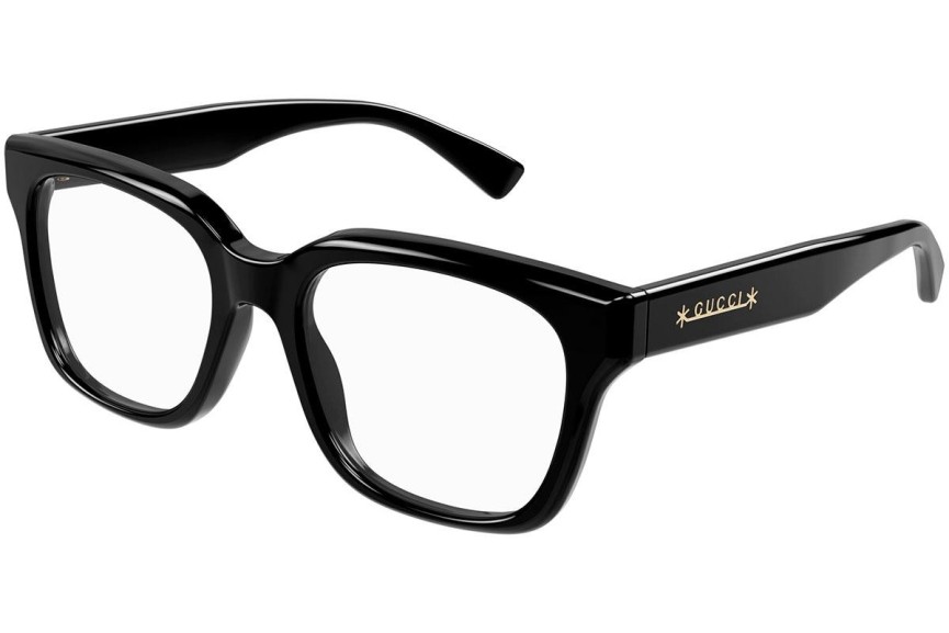 Okulary korekcyjne Gucci GG1176O 001 Kwadratowe Czarne