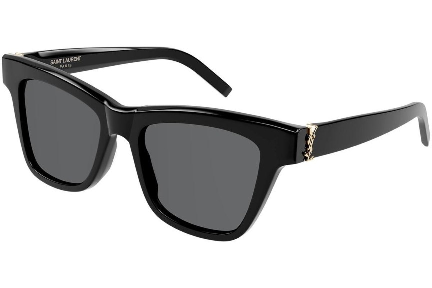 Okulary przeciwsłoneczne Saint Laurent SLM106 005 Polarized Kocie oczy Czarne