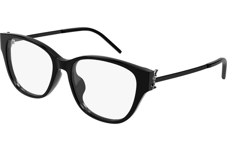 Okulary korekcyjne Saint Laurent SLM48O_C/F 002 Kocie oczy Czarne