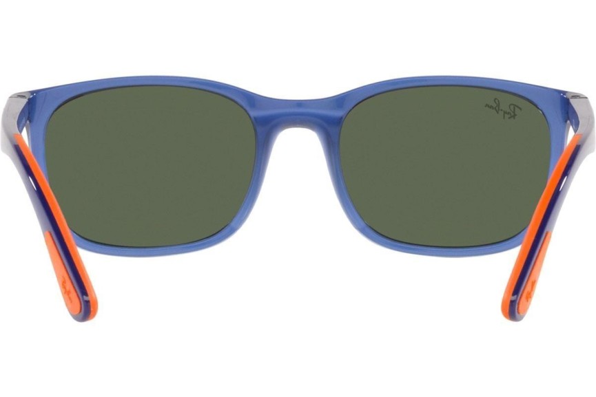 Okulary przeciwsłoneczne Ray-Ban Junior RJ9076S 712471 Prostokątne Niebieskie