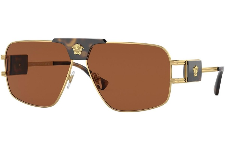 Okulary przeciwsłoneczne Versace Special Project Aviator VE2251 147073 Pilotki (Aviator) Złote