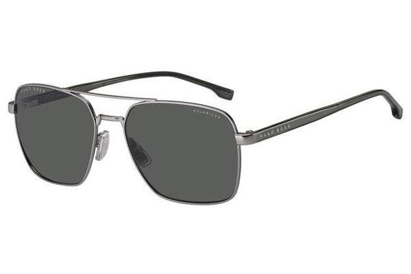 Okulary przeciwsłoneczne BOSS BOSS1045/S/IT R81/M9 Pilotki (Aviator) Srebrne