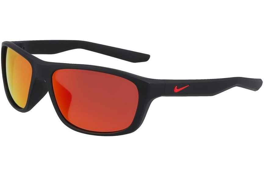 Okulary przeciwsłoneczne Nike Lynk M FD1817 010 Okrągłe Czarne