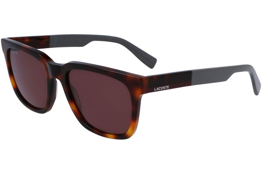 Okulary przeciwsłoneczne Lacoste L996S 214 Kwadratowe Havana