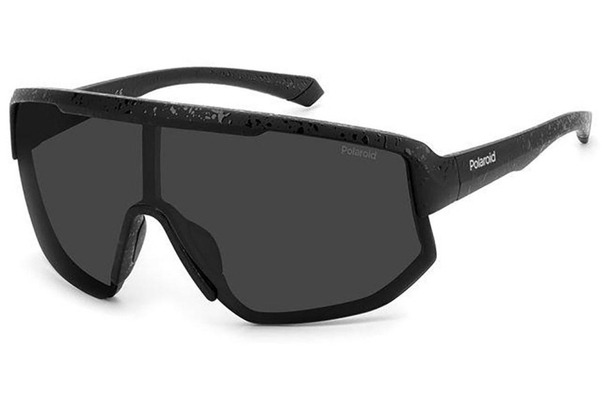 Okulary przeciwsłoneczne Polaroid PLD7047/S 003/M9 Polarized Pojedyncze | Shield Czarne