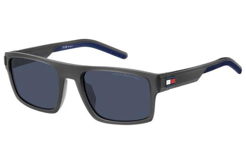 Okulary przeciwsłoneczne Tommy Hilfiger TH1977/S FRE/KU Kwadratowe Szare