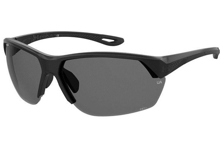 Okulary przeciwsłoneczne Under Armour UACOMPETE 807/6C Prostokątne Czarne