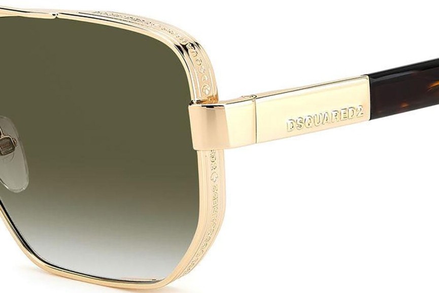 Okulary przeciwsłoneczne Dsquared2 D20083/S 06J/9K Pilotki (Aviator) Złote