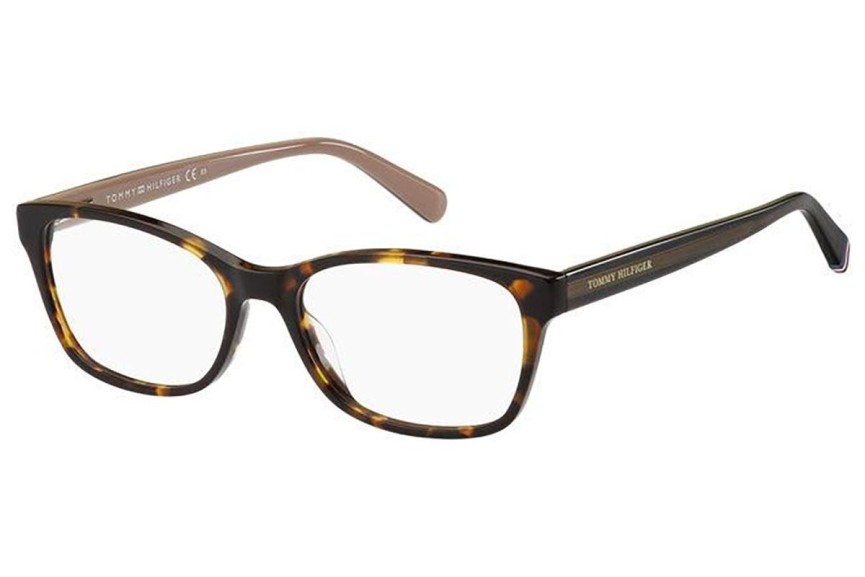 Okulary korekcyjne Tommy Hilfiger TH2008 086 Prostokątne Havana