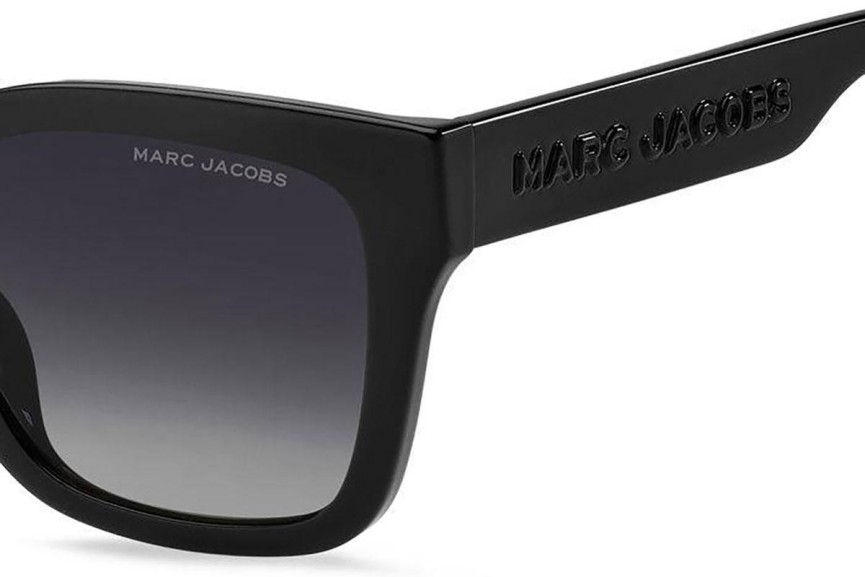 Okulary przeciwsłoneczne Marc Jacobs MARC658/S 08A/WJ Polarized Kwadratowe Czarne