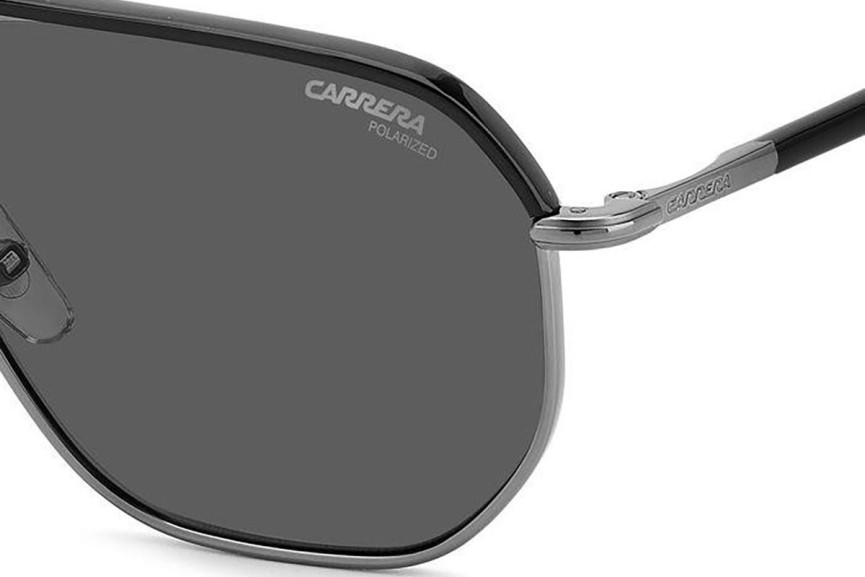 Okulary przeciwsłoneczne Carrera CARRERA304/S KJ1/M9 Polarized Pilotki (Aviator) Srebrne