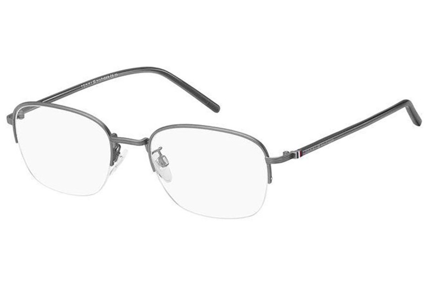 Okulary korekcyjne Tommy Hilfiger TH2012/F R81 Prostokątne Srebrne