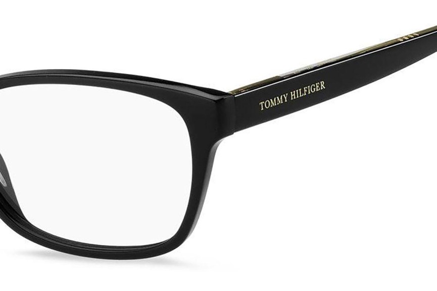 Okulary korekcyjne Tommy Hilfiger TH2008 807 Prostokątne Czarne