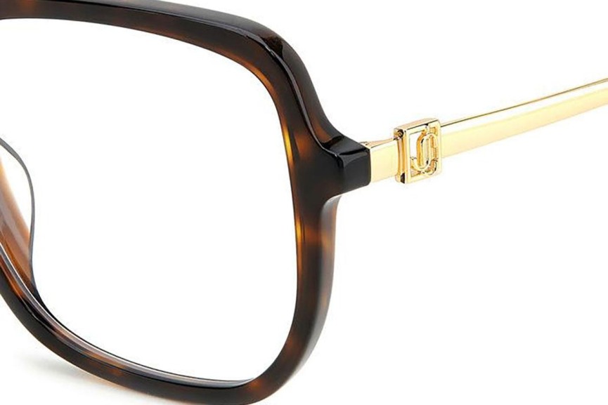 Okulary korekcyjne Jimmy Choo JC376/G 086 Kwadratowe Havana