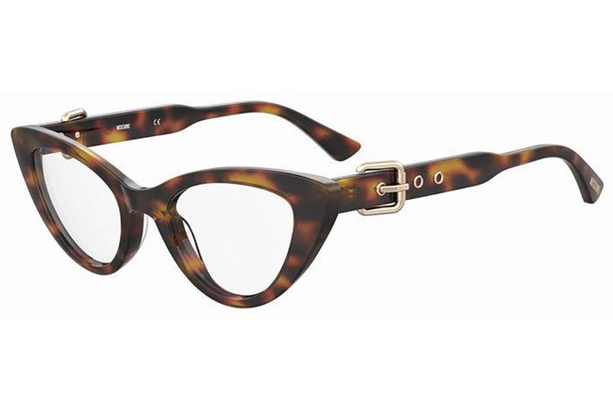 Okulary korekcyjne Moschino MOS618 05L Kocie oczy Havana