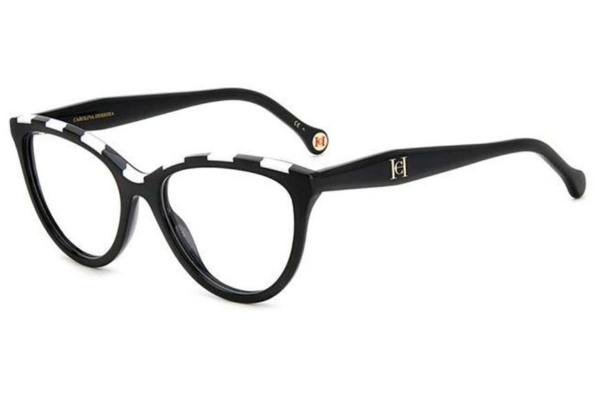 Okulary korekcyjne Carolina Herrera HER0148 80S Kocie oczy Czarne