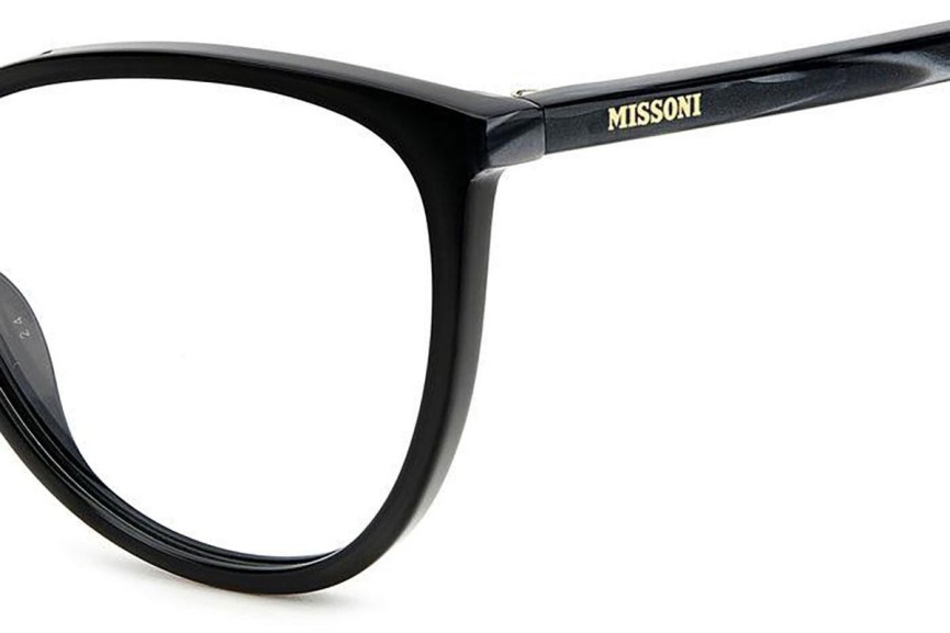 Okulary korekcyjne Missoni MIS0136 807 Kocie oczy Czarne