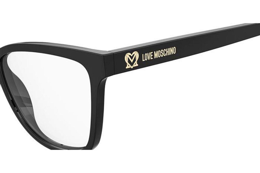 Okulary korekcyjne Love Moschino MOL615 807 Kocie oczy Czarne