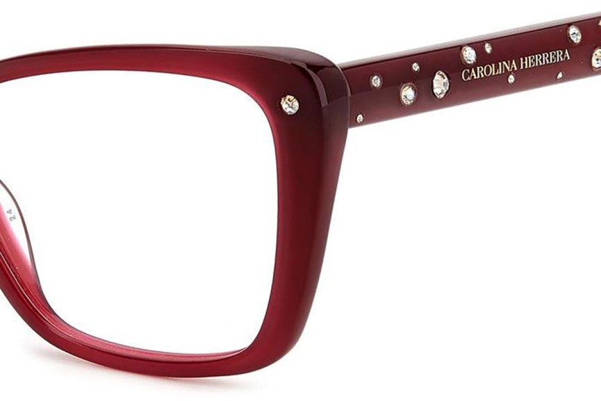 Okulary korekcyjne Carolina Herrera HER0149 LHF Kocie oczy Czerwone