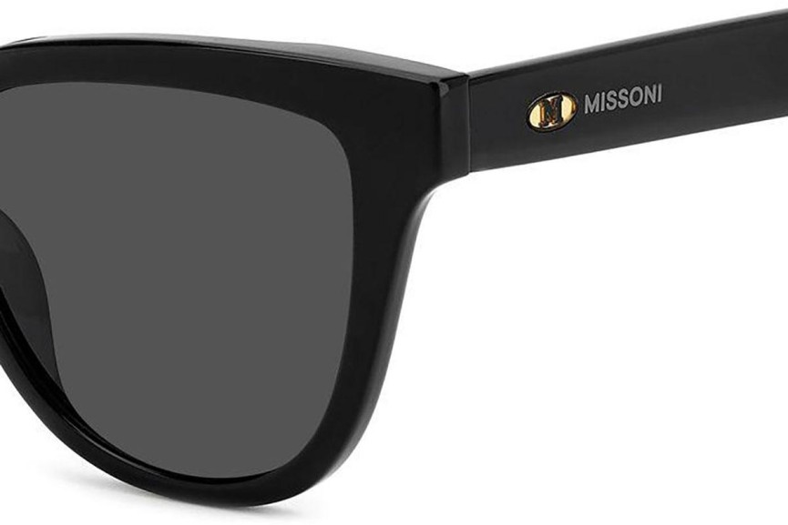 Okulary przeciwsłoneczne M Missoni MMI0141/S 807/IR Kocie oczy Czarne