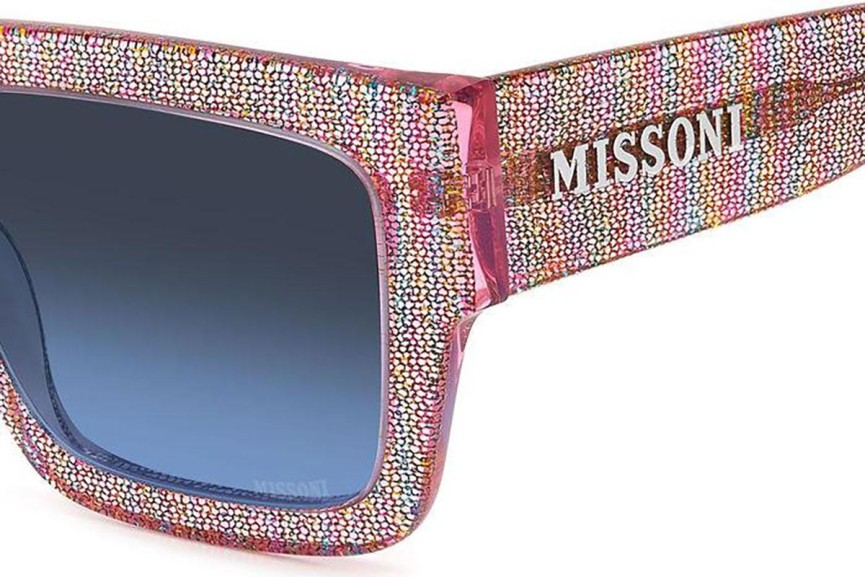 Okulary przeciwsłoneczne Missoni MIS0129/S QQ7/08 Flat Top Wielokolorowe