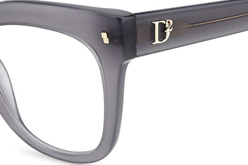 Okulary korekcyjne Dsquared2 D20098 KB7 Okrągłe Szare