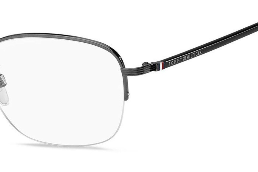 Okulary korekcyjne Tommy Hilfiger TH2012/F V81 Prostokątne Srebrne