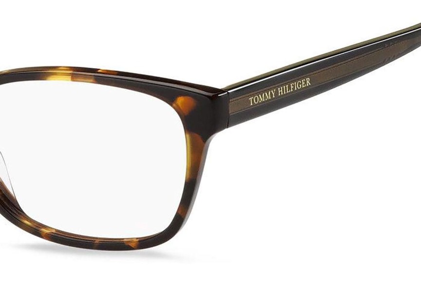 Okulary korekcyjne Tommy Hilfiger TH2008 086 Prostokątne Havana