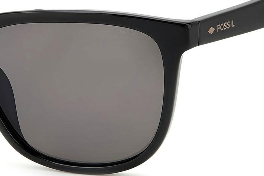 Okulary przeciwsłoneczne Fossil FOS3145/S 807/M9 Polarized Kwadratowe Czarne