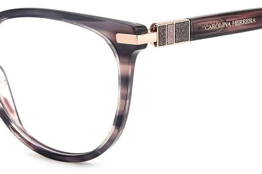 Okulary korekcyjne Carolina Herrera HER0156 1ZX Okrągłe Havana