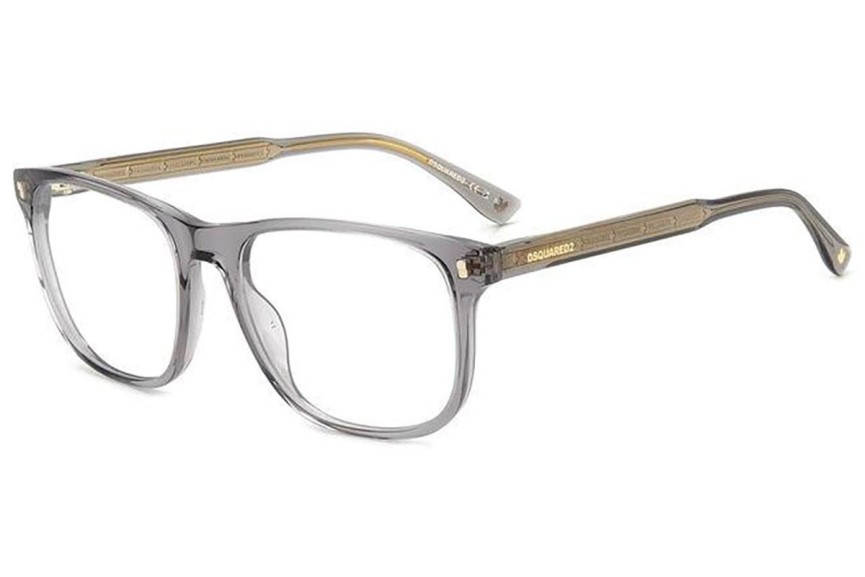 Okulary korekcyjne Dsquared2 D20079 KB7 Kwadratowe Szare