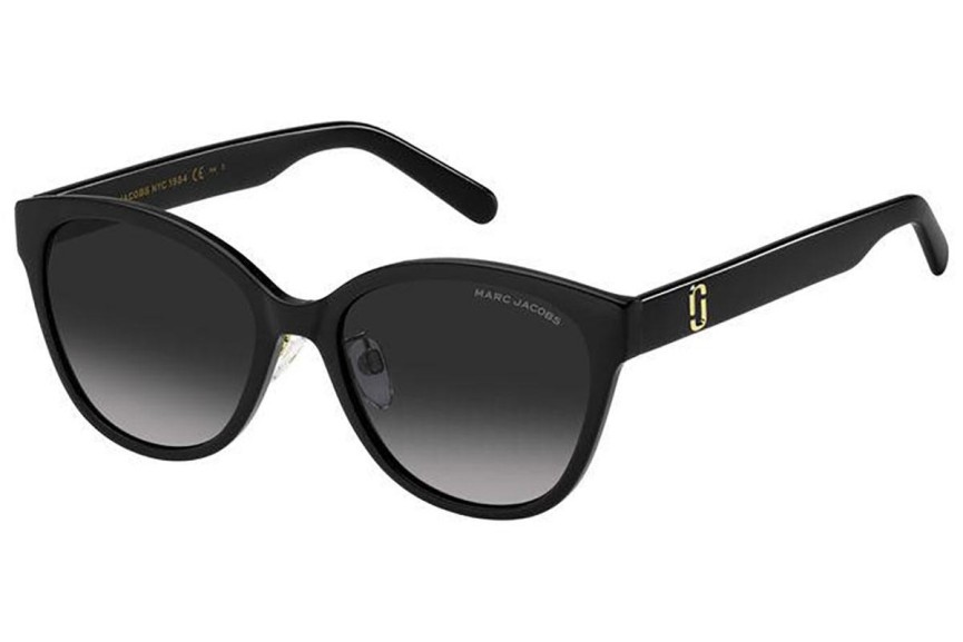 Okulary przeciwsłoneczne Marc Jacobs MARC648/G/S 807/9O Okrągłe Czarne