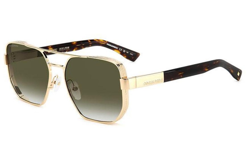 Okulary przeciwsłoneczne Dsquared2 D20083/S 06J/9K Pilotki (Aviator) Złote