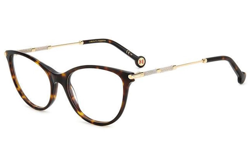 Okulary korekcyjne Carolina Herrera HER0152 086 Kocie oczy Havana